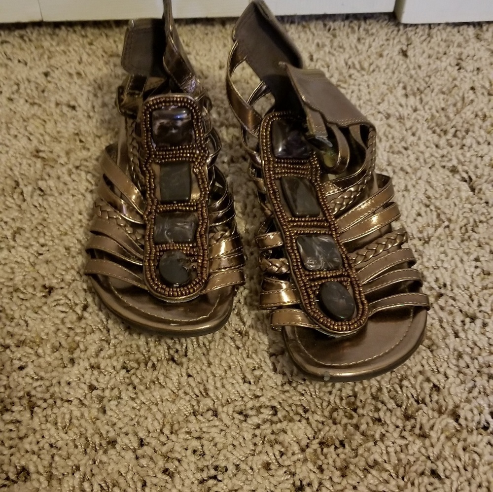 Gladiator Ankle Brown Sandals